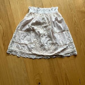 Maeve by Anthropologie lace inset romantic skirt, Xsmall, NWT